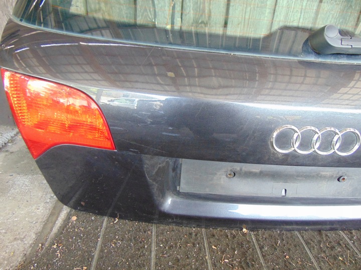 фото №8, Крышка зад задняя audi a4 b7 универсал avant lz7l идеальное состояние w цвет комплектная