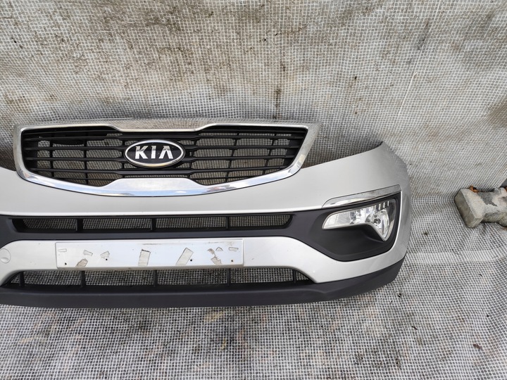 фото №12, Kia sportage 3 iii 10-15 бампер переднє перед комплектний ідеальний стан 9s срібний