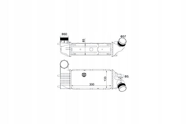 фото №1, Магнит marelli интеркулер citroen peugeot c5 406 607 2.0hdi