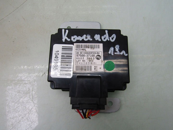 KORANDO IV 19R БЛОК УПРАВЛЕНИЯ МОДУЛЬ КОМПЬЮТЕР 87500-37100