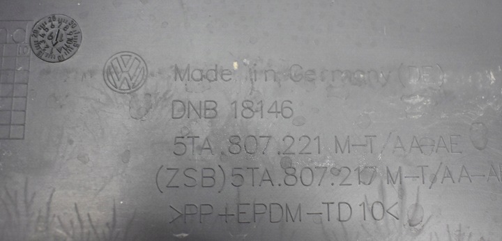 фото №13, Бампер перед переднє vw touran ii pdc 5ta807221