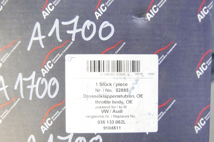 фото №8, Дросельна заслінка 036133062l audi skoda vw seat 1.4 16v