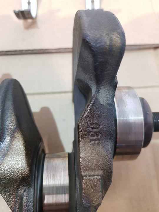 фото №12, Wał колінчастий hub90 bmw e90 e91 e87 e60 e61 eur 2.0b n43b20ay