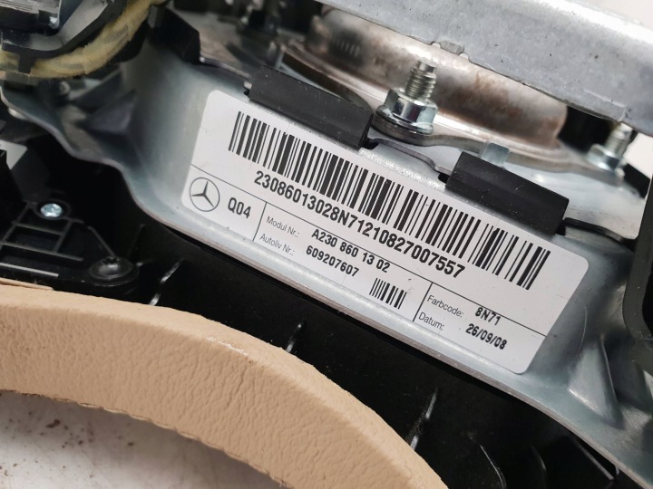 фото №7, Комплект подушка mercedes-benz cls c219 a2308601302