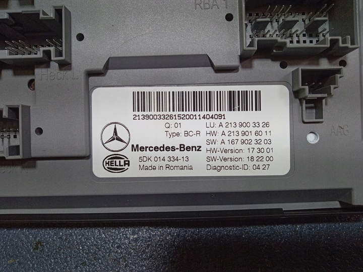 фото №6, Mercedes cls w257 блок управления комфорта a2139003326