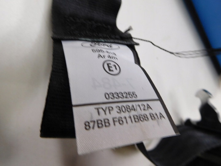 фото №7, Комплект - pas безопасности правое заднее ford sierra 1987-1993 dd 1644952