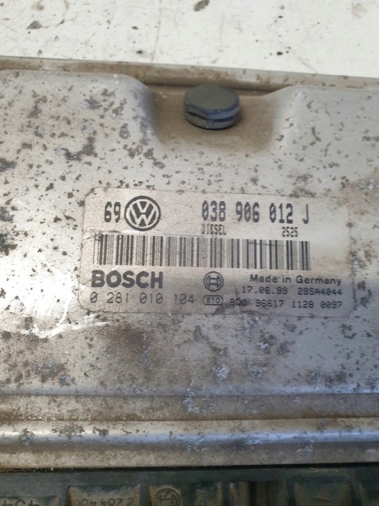 фото №5, Блок керування двигуном (ecu) vw bora 1.9 sdi 03890612j