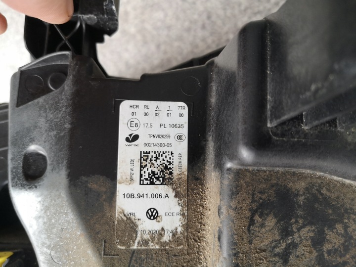 фото №8, Vw id3 id-3 id.3 19- 2019- полный led правый