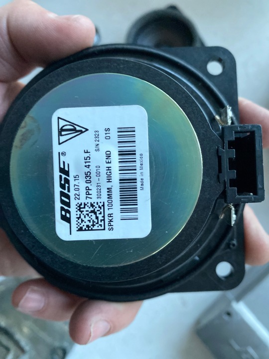 фото №7, Cayenne ii 7p 7p5 рестайлинг 15r динамик динамики комплект усилитель bose