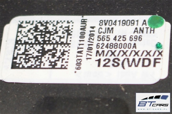 фото №13, Audi a3 кермо мульті 8v0419091a 8v0 419 091 a cjm чорний 8v0419091a 8v04