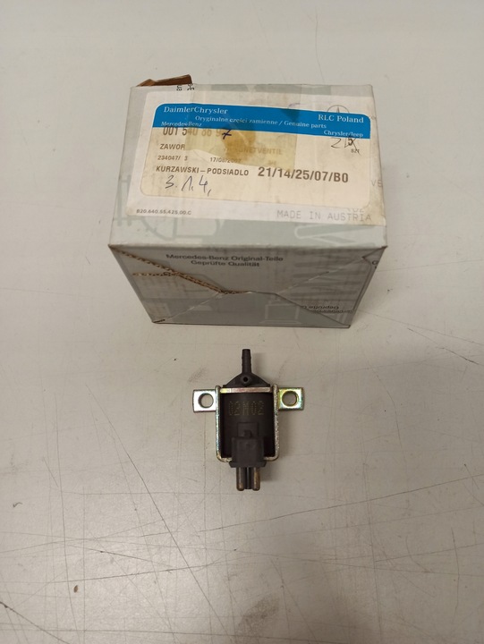 фото №1, Клапан электромагнитный mercedes a0015408697 aso org