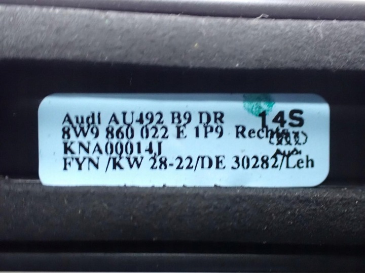 фото №9, 2x рейлінги дахові комплект оригінал 8w9860022e 8w9860021e audi a4 b9 22r