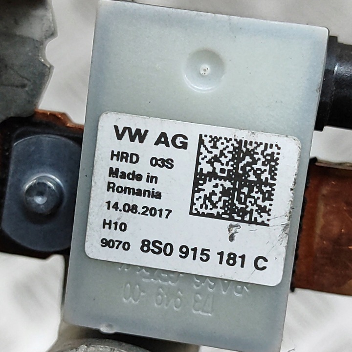 фото №6, Audi rs3 2018 мінус / клема / шланг акумулятора