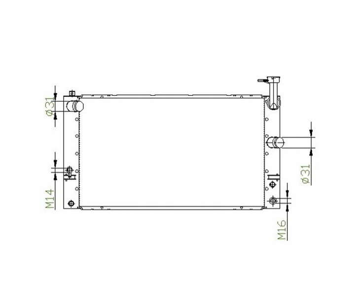фото №1, Радіаторів toyota prius 04- 1604121280 нова