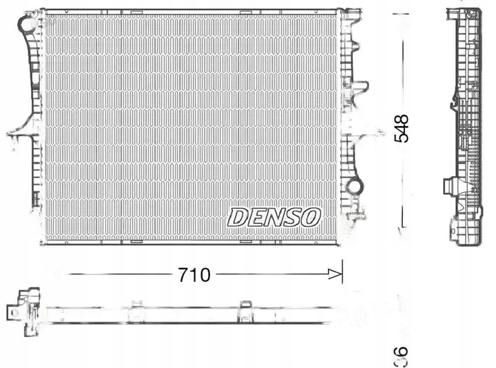 фото №1, Радиаторов воды drm02026 denso
