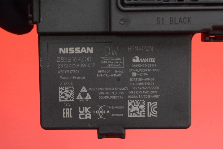 фото №8, Блок керування  модуль keyless 285e16rz0d nissan qashqai 3 iii j12 рестайлінг 24-25