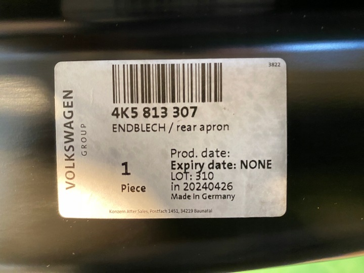 фото №9, Audi a6 c8 4k 4k5 sedan pas задний стена 4k5813307