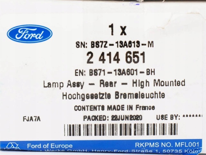 фото №12, Свет stop ford mondeo mk4 focus mk3 универсал b-max