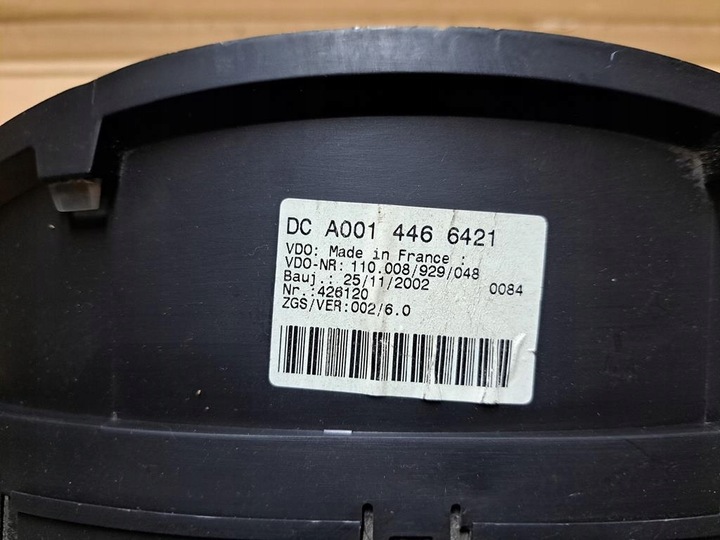 фото №8, Спидометр приборы mercedes w903 a0014466421 европа