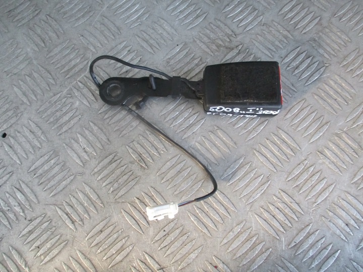 фото №1, Застібка ременя праві зад peugeot 5008 i 2.0 hdi 09-17 r.