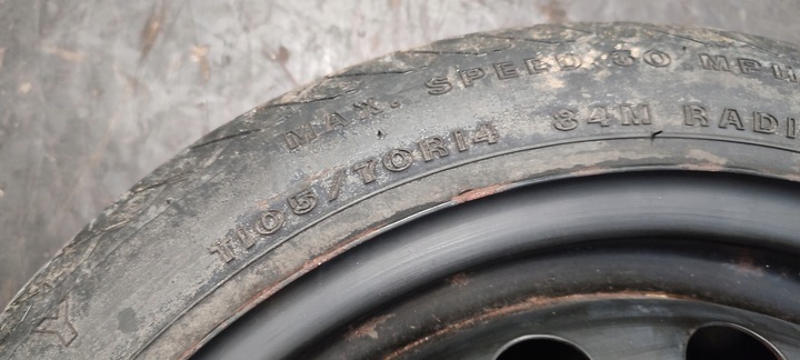 фото №5, Колесо докатка докатка 14'' 40300ax577 nissan micra k12