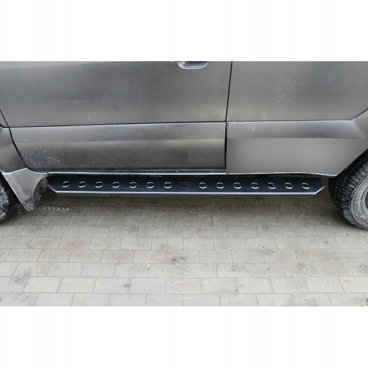 фото №7, Пороги сталеві бічні otworowe toyota land cruiser 120 rock slider off дорога