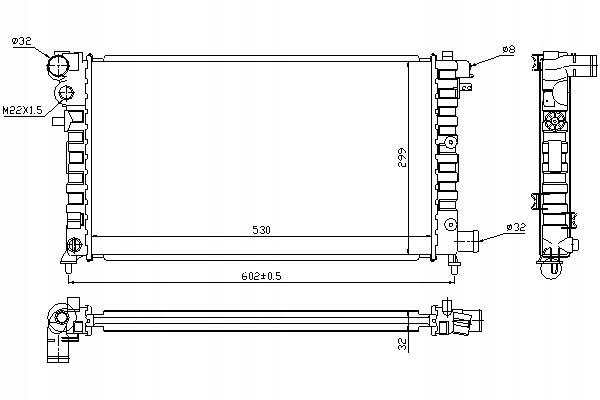 фото №2, Радиаторов двигателя citroen saxo peugeot 106 ii 1.5d
