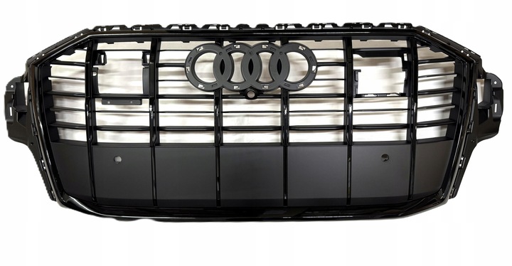фото №1, Решётка радиатора решётка audi q7 ii 4m рестайлинг 20-23 камера радар полный чёрный