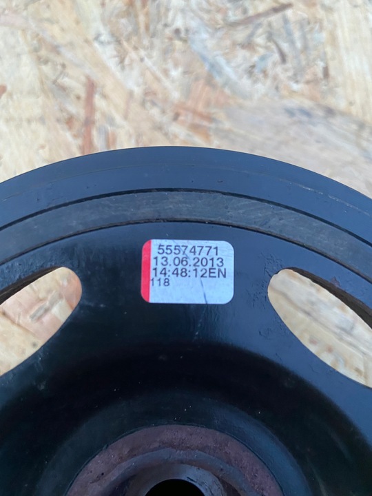 фото №5, Колесо пасове вала opel astra j corsa d 1.4 a14xer 55574771