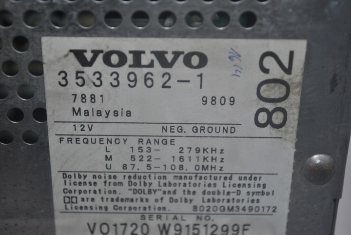 фото №8, Радиопроигрыватель кассета volvo s70 3533962