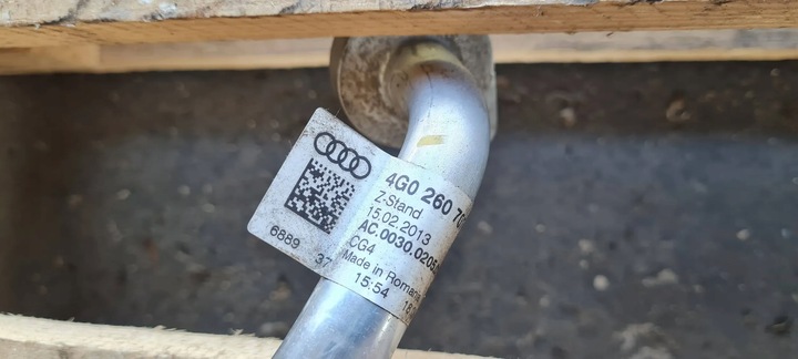 фото №7, S6 c7 4g рестайлінг шланг кондиціонера 4.0 tfsi 4g0260707cd s7 4g 4g