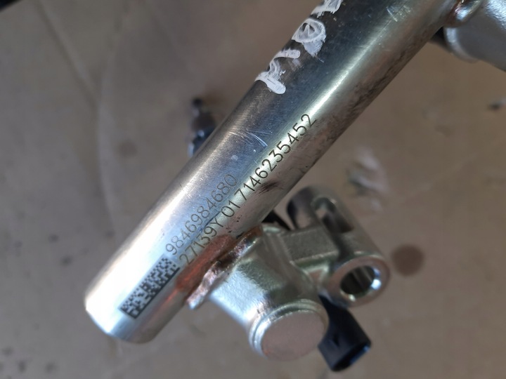 фото №7, Opel mokka b ii 1.2 форсунки планка впрыскивающий датчик