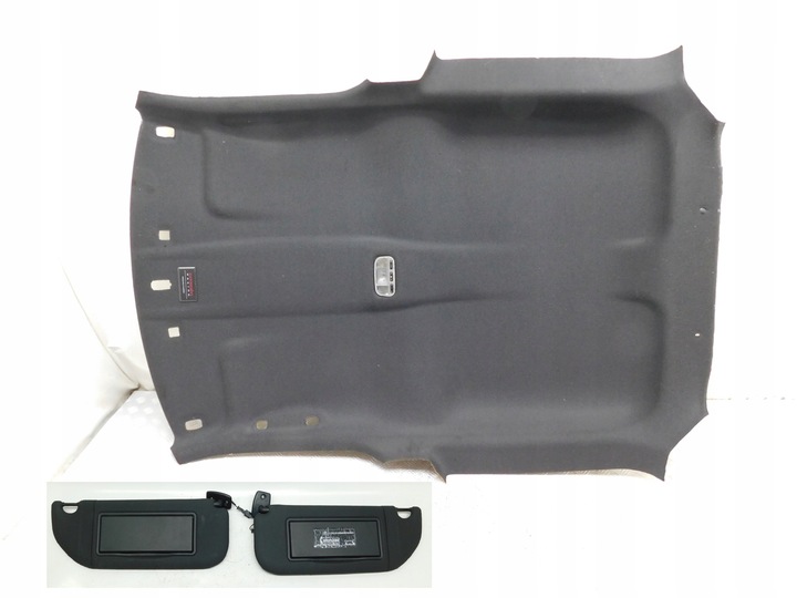 фото №1, Потолок чёрная racing + защитные накладки - citroen ds3 11-15