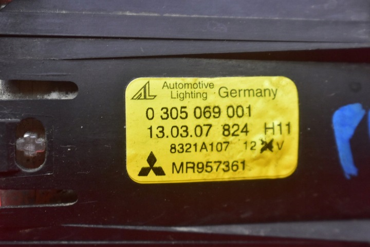 фото №9, Галоген правые перед переднее mr957361 mitsubishi colt 6 vi z30 02-09