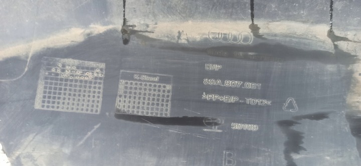 фото №12, Audi q4 e-tron 2021- накладка спойлер захист бампера перед 89a807061