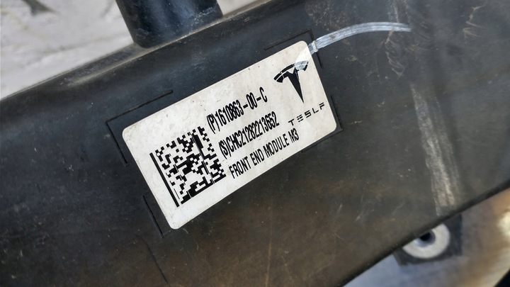 фото №9, Tesla модель 3 балка передняя pas усилитель 1104667-cn-l 1610863-00-c