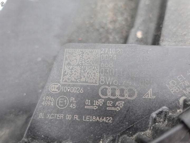 фото №10, Audi a5 8w6 b9 рестайлинг 19- полный led laser лампа красивая