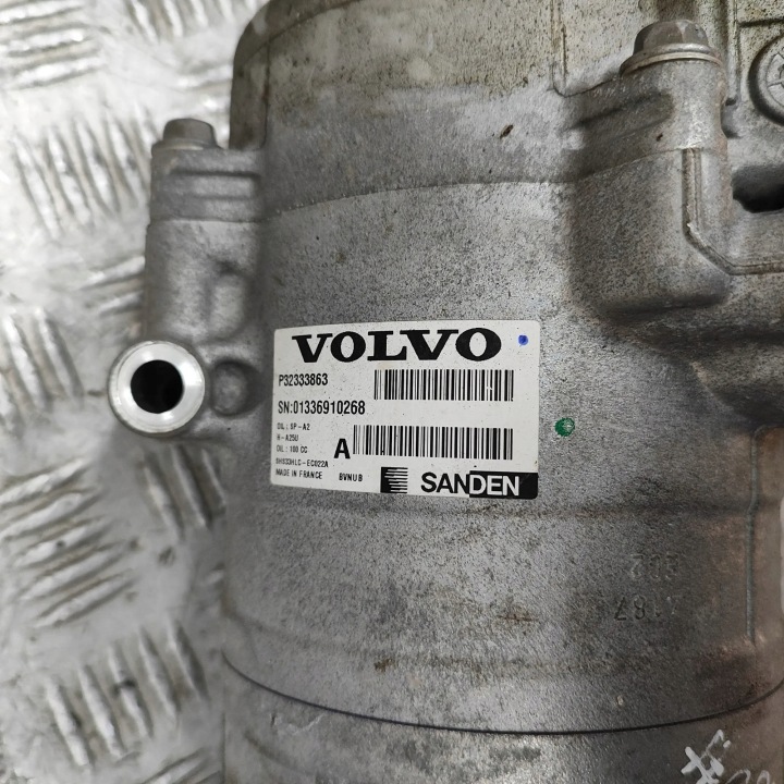 фото №7, Компресор кондиціонера volvo xc60 ii 246 32333863 30336818 2.0l 257kw