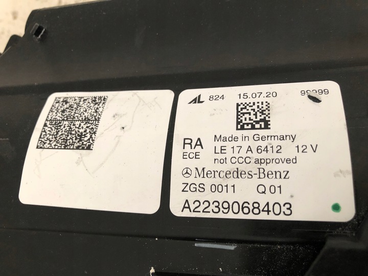 фото №9, Mercedes s-klasa w223 полный led multibeam лампа kpl