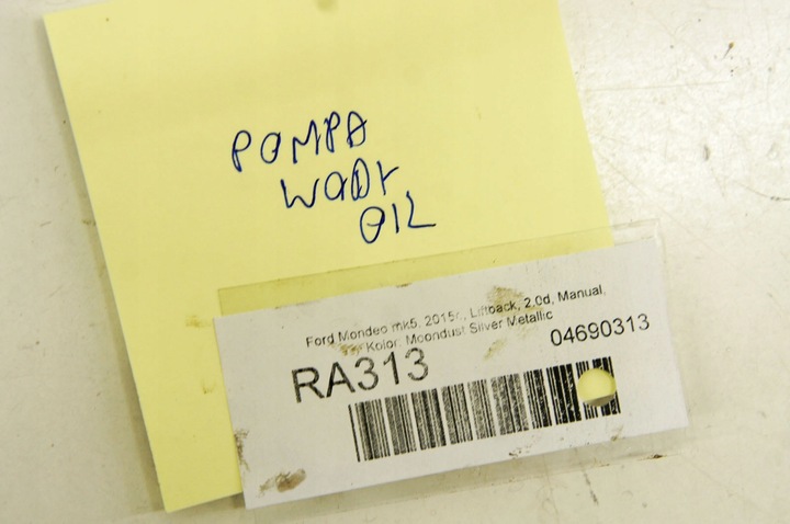 фото №7, Ra313 ford mondeo mk5 2.0d насос води 2012809s