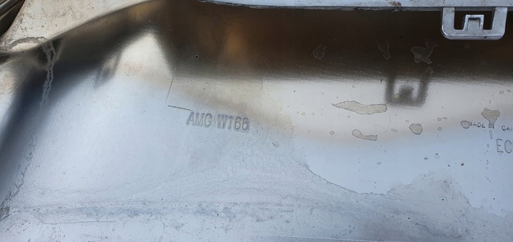 фото №9, Накладка нижняя бампера перед mercedes w166 ml amg