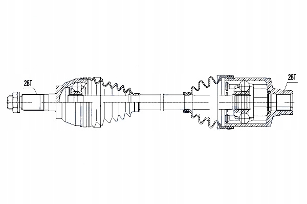 фото №11, Піввісь привідна mazda 5 2.0td 05-10 права nty