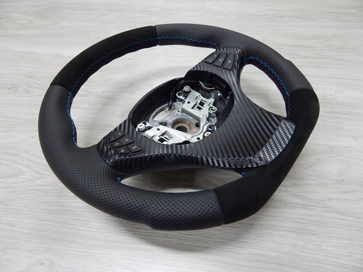 фото №8, Bmw x5 e53 x3 e83 - руль новая кожа sport алькантара 3-385-e53-1-mf