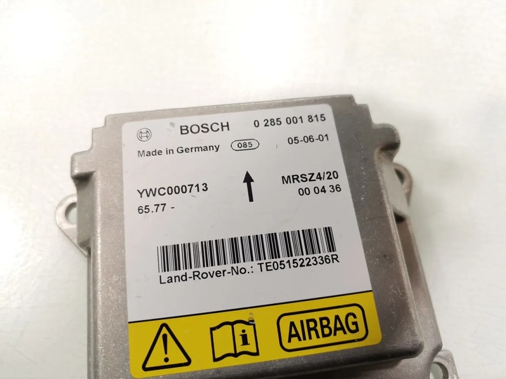 фото №7, Land rover range rover блок керування / модуль подушка безпеки 4.4 4x4 бензин ywc000713