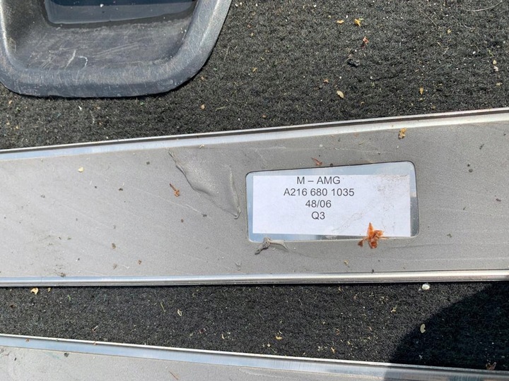 фото №7, Планка накладка порогова w216 amg 63amg комплект