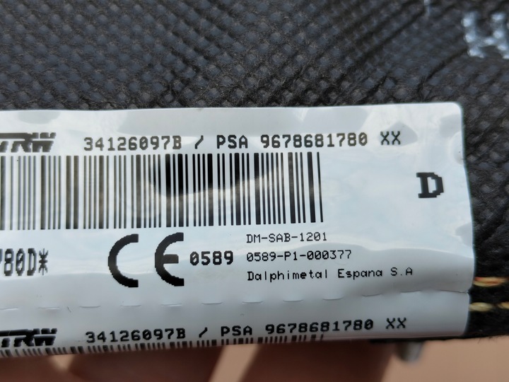 фото №3, Citroen c4 picasso ii подушка сидіння лівого