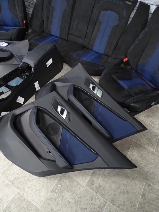 фото №11, Bmw f40 сиденья диван обшивки туннель средство салон m performance алькантара