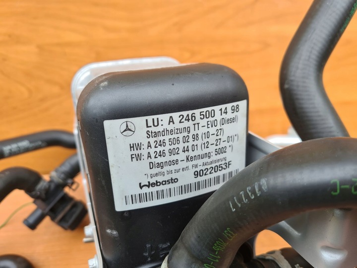 фото №16, Набір вебасто mercedes a2465001498 w246 дизель