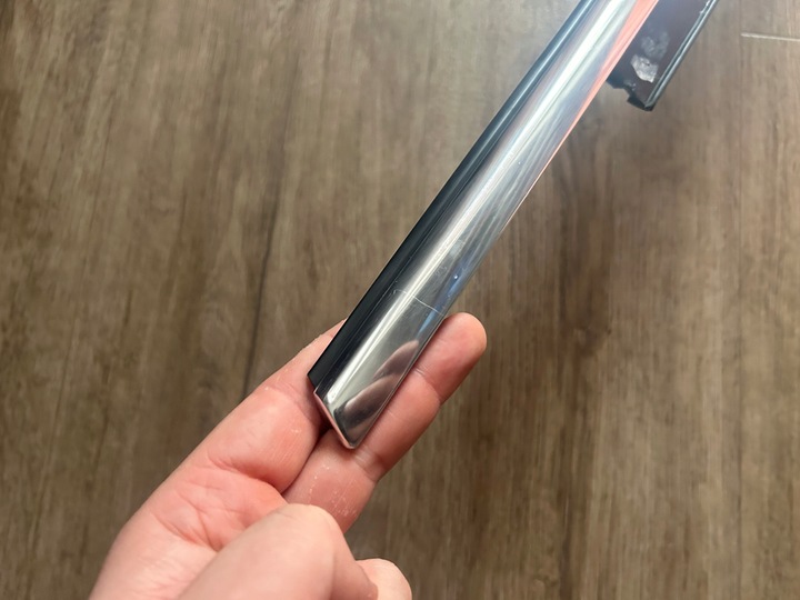 фото №3, Audi a6 c7 2010-2018 планка накладка дверь правые зад 4g хром оригинал