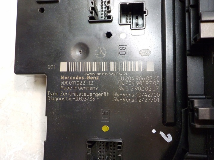 фото №6, Mercedes w204 2007-2014 модуль блок керування sam bsi eu